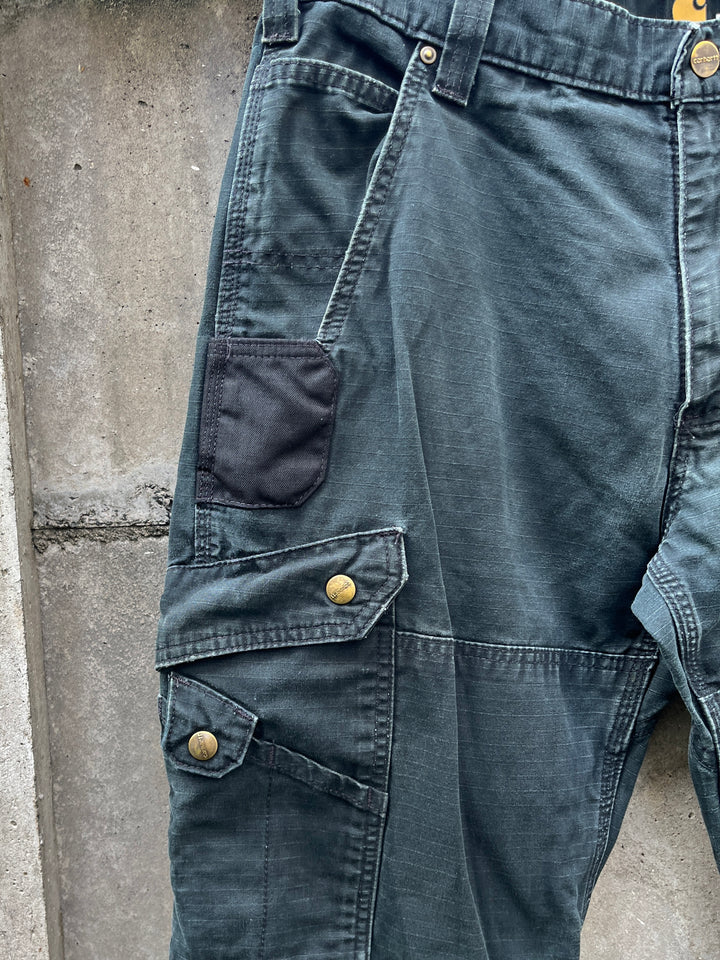 2000s "Carhartt" black cargo pants 34×30