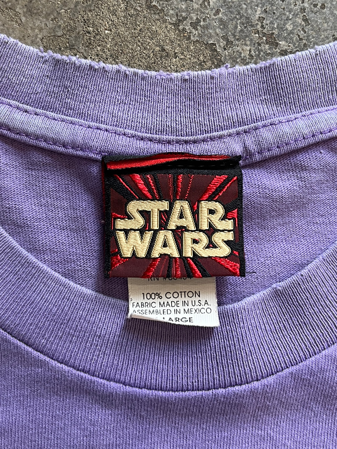 1990s "STAR WARS" official Queen Amidala T-shirt