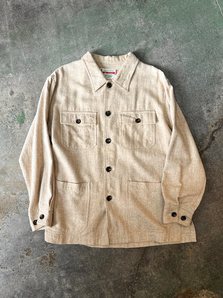 1990-00s "McGREGOR" ecru safari jacket