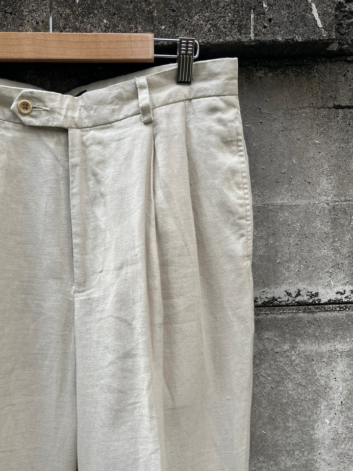 1990-00s "BANANA REPUBLIC" linen slacks