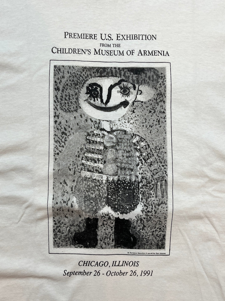 1990s  USA made children's museum of Armenia art T-shirt
