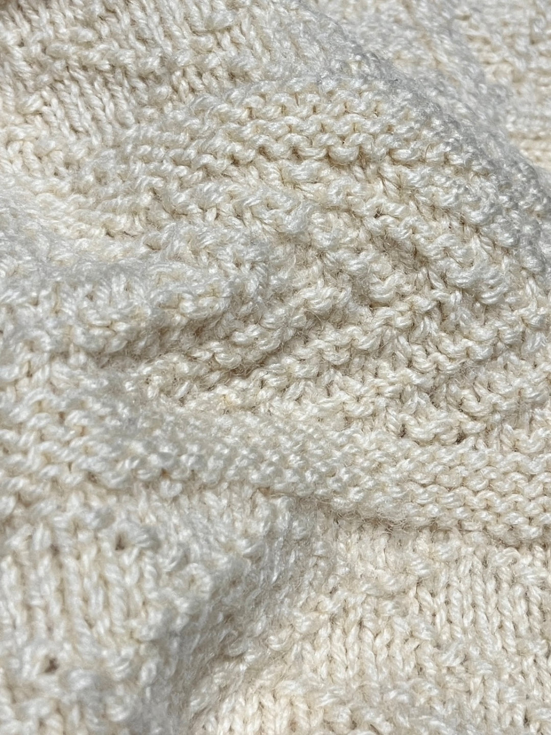 trinity stitch knitting boat neck aran knit