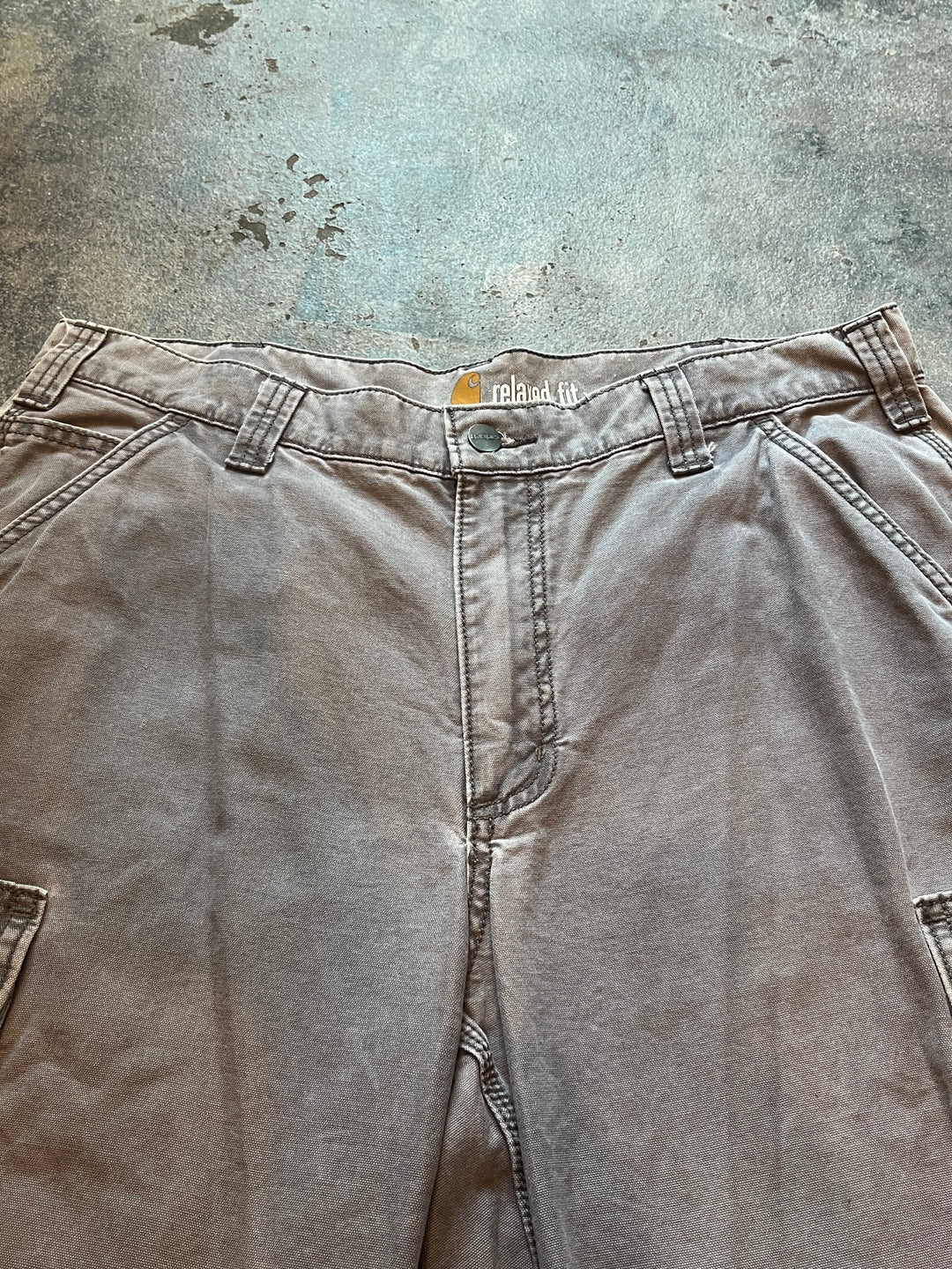 "Carhartt" fade gray cargo pants