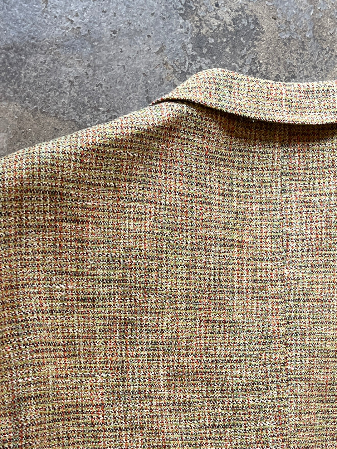 1970s ITALY made mixed-color tailored jacket