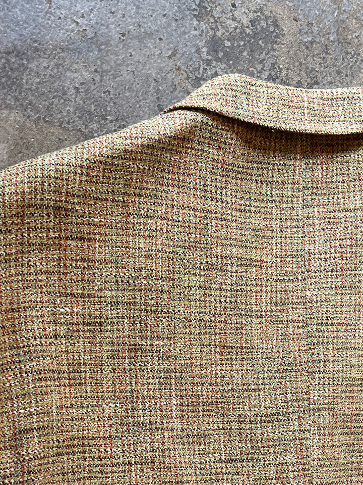 1970s ITALY made mixed-color tailored jacket