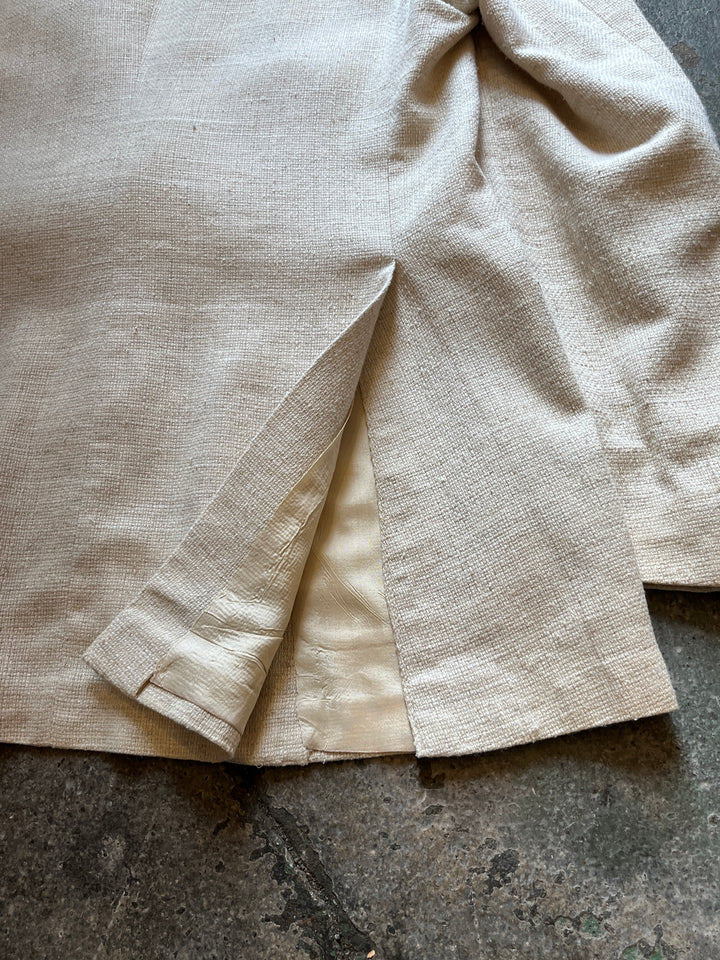 1970s "Levi's" ecru linen brend tailored jacket