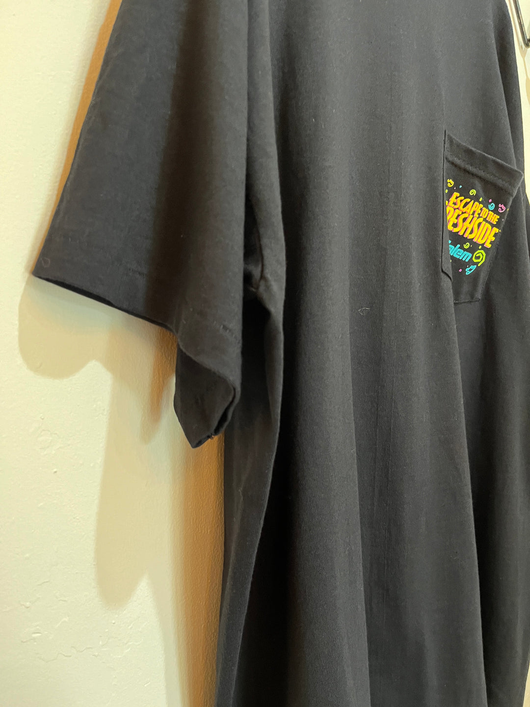 1990s USA made "Salem" print pocket T-shirt