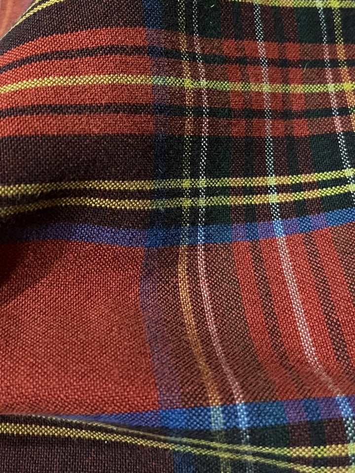 "L.L.Bean" tartan checked B.D shirt