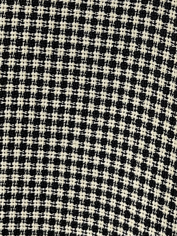 1980-90s micro checkered tailored jacket