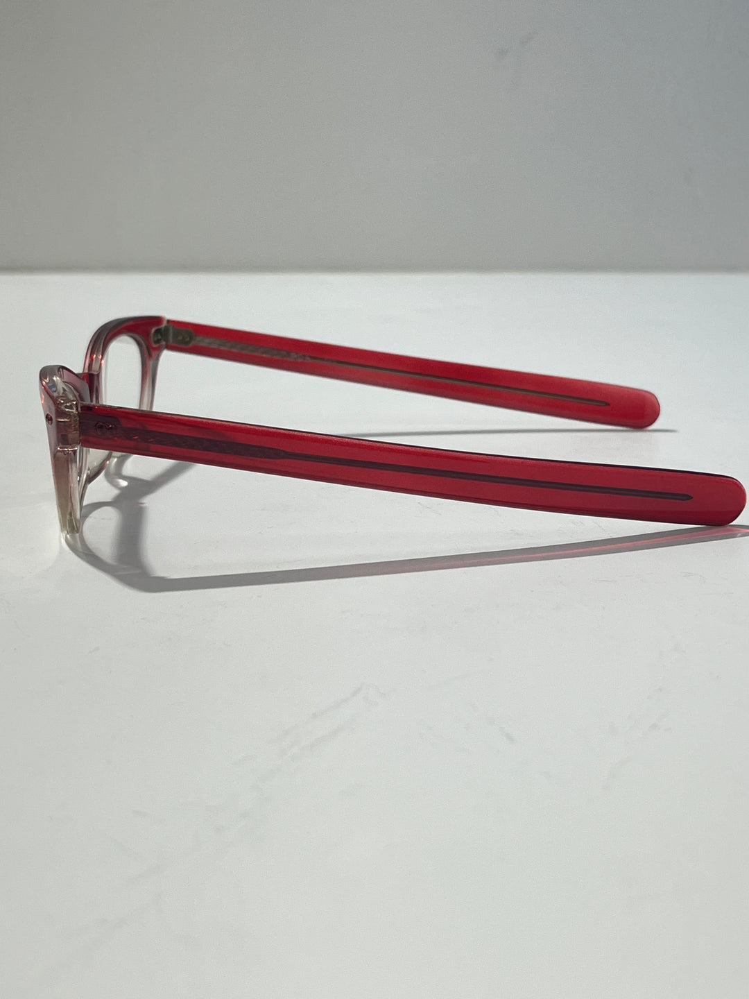 1990s dead stock sunglasses gradation red × clear