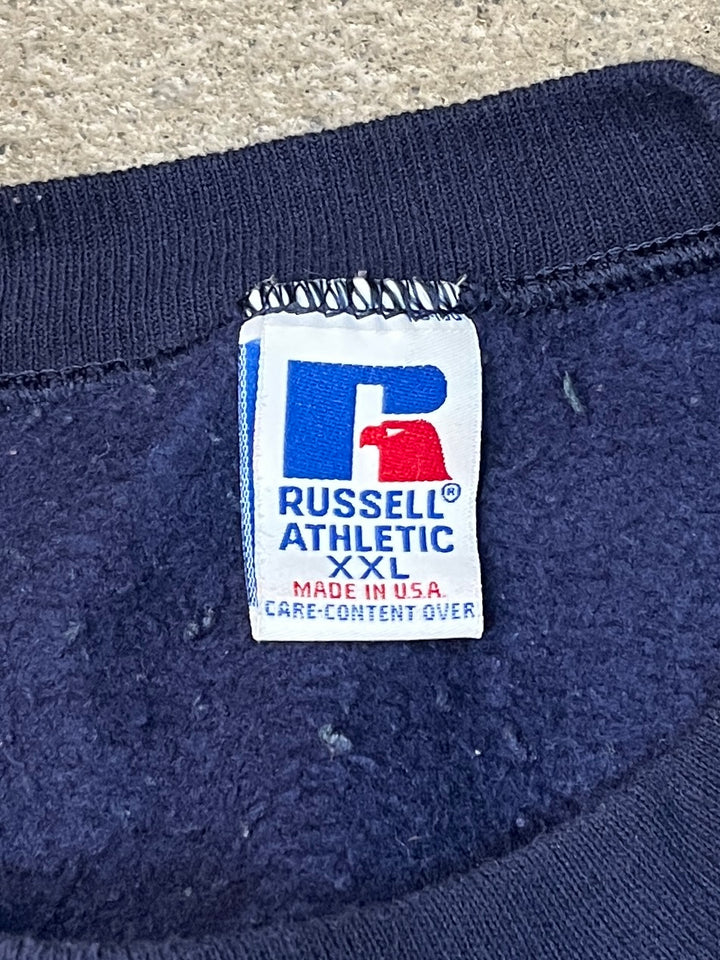 1990s USA made "RUSSELL ATHLETIC" multi color sweatshirt