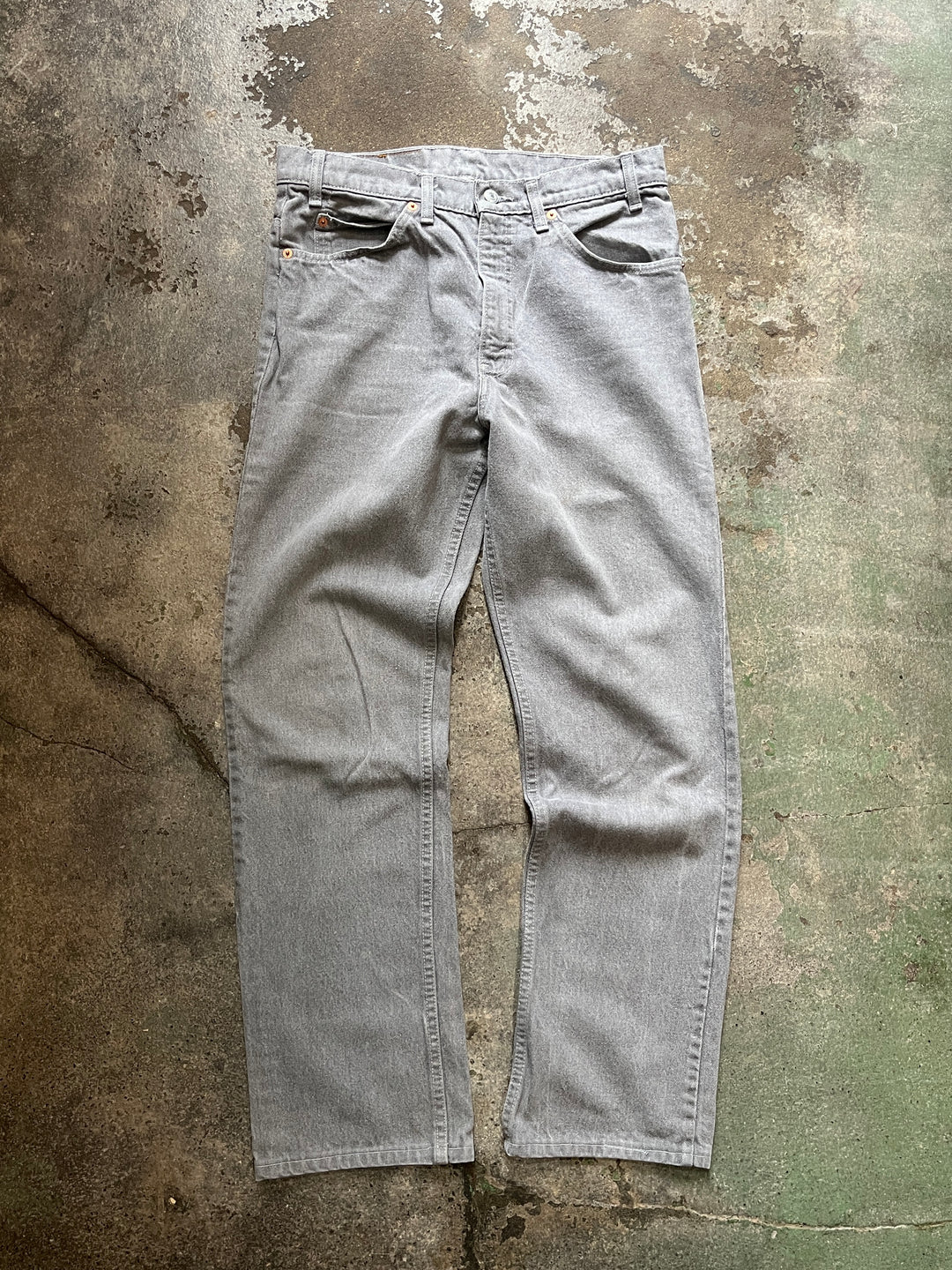 1980s "Levi's" 509 gray denim pants w34