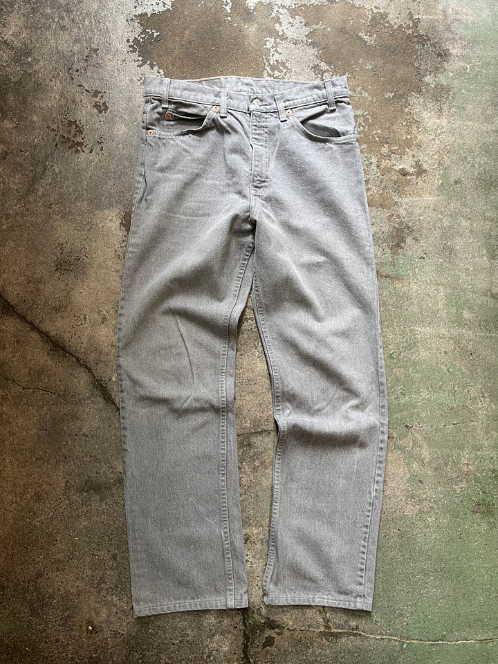 1980s "Levi's" 509 gray denim pants w34