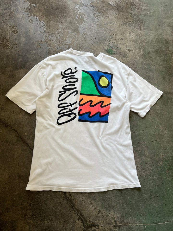 1990s "OFF SHORE" graphic T-shirt