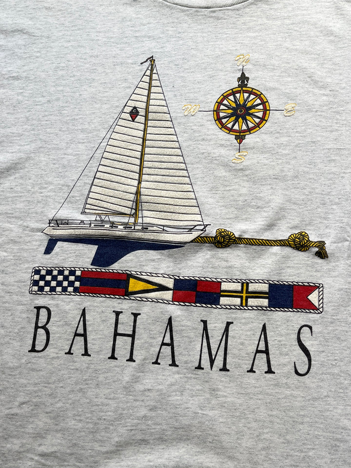 1990s USA made Bahamas sailboat souvenir T-shirt