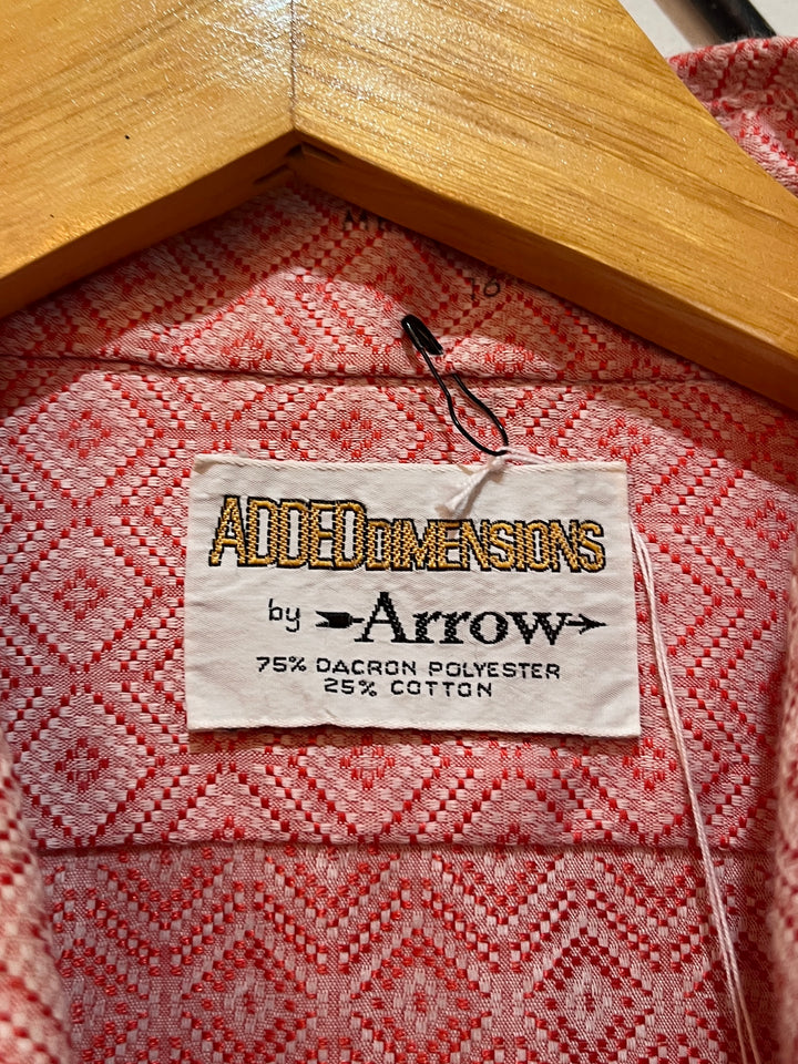 1970s "Arrow" total pattern shirt