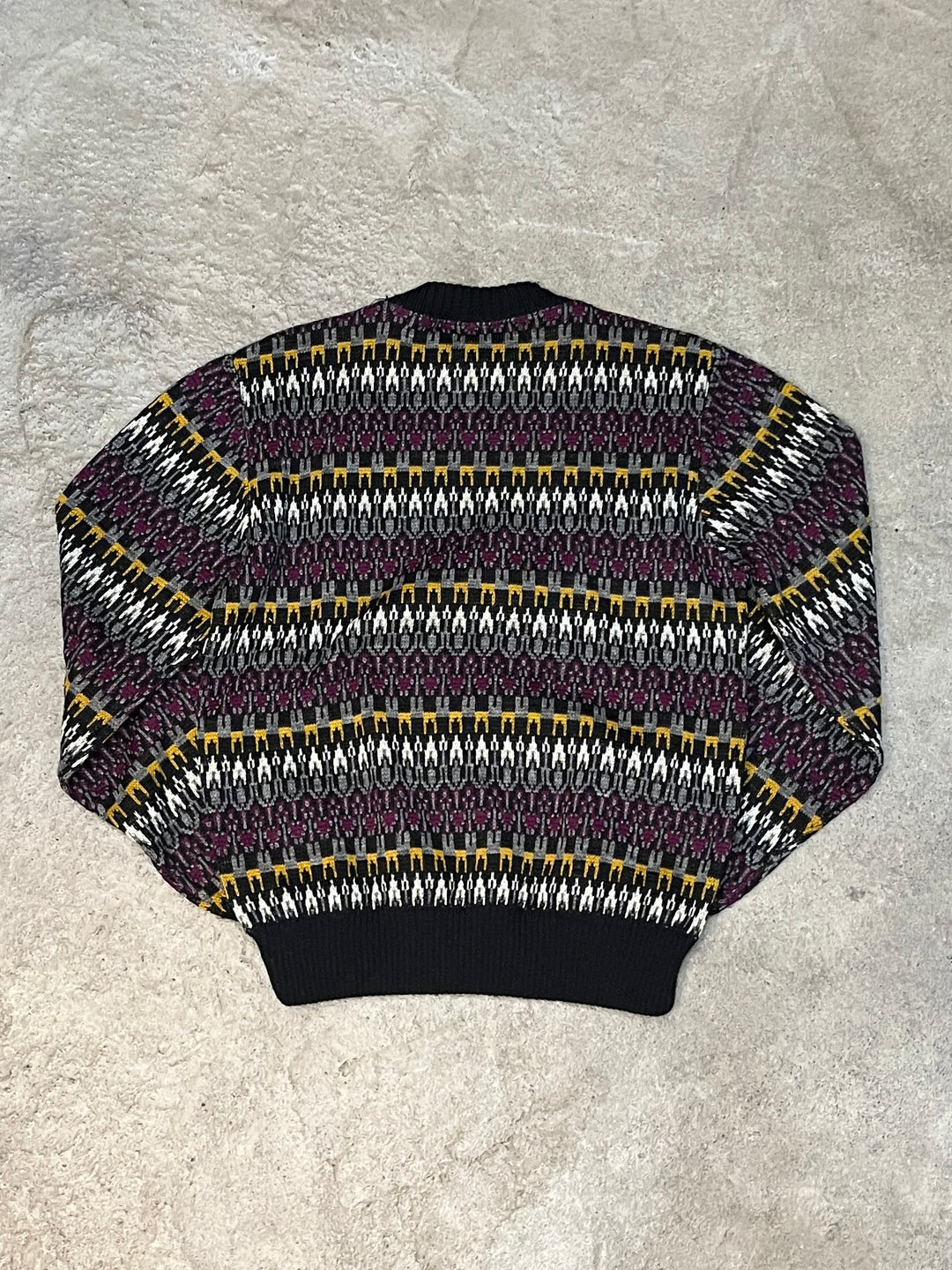 1960-70s "BRENT" abstract pattern knit