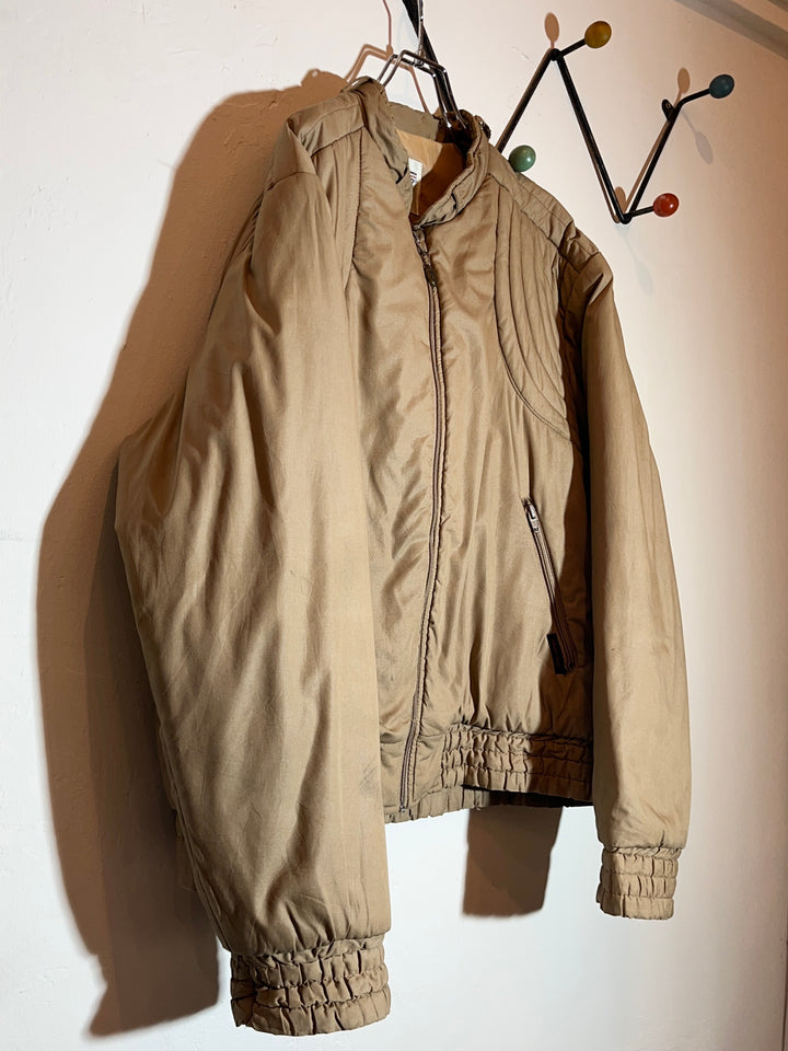 1980s shoulder quilting design padded blouson