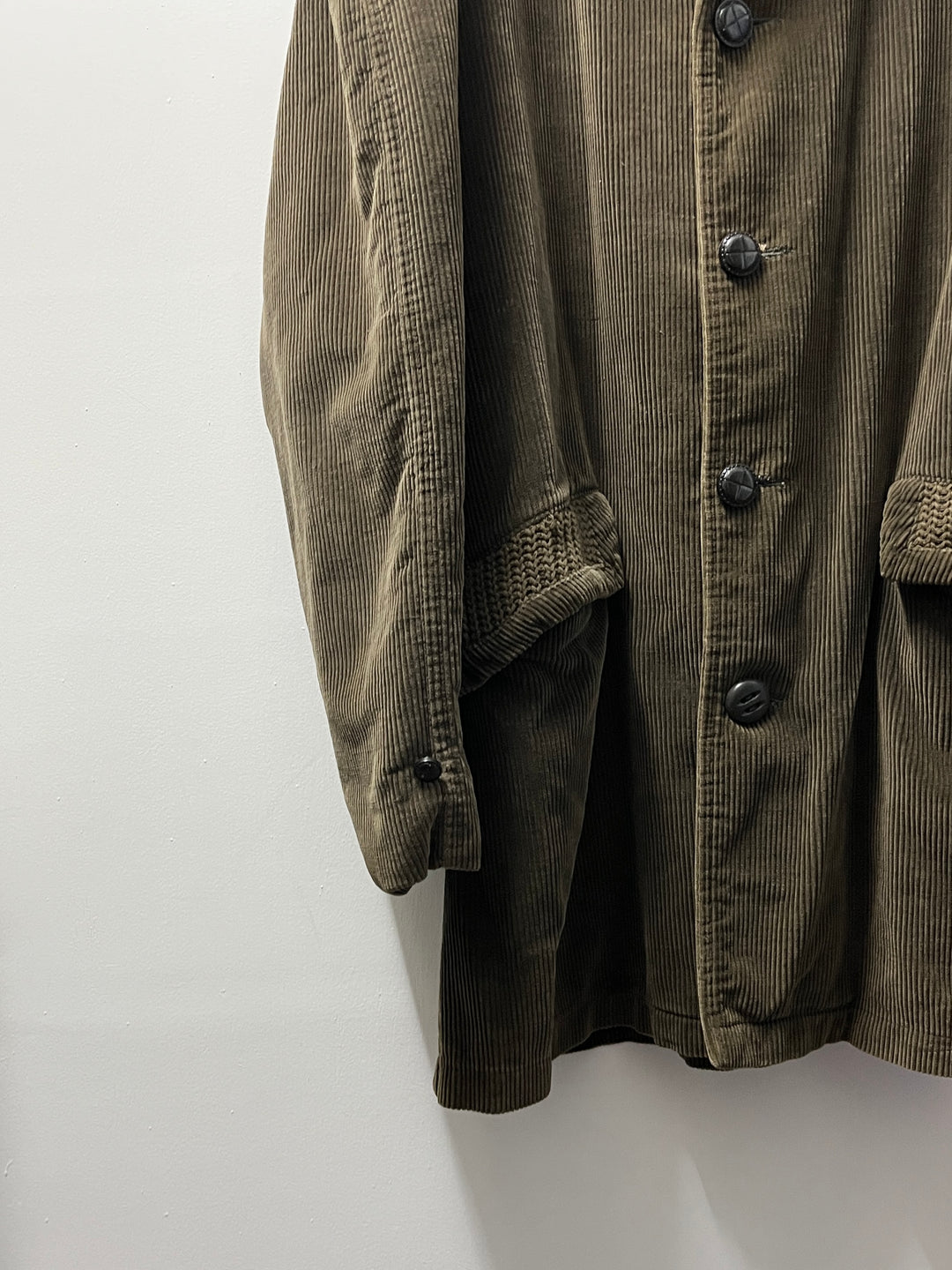 1960s "TOWN CRAFT" khaki corduroy coat