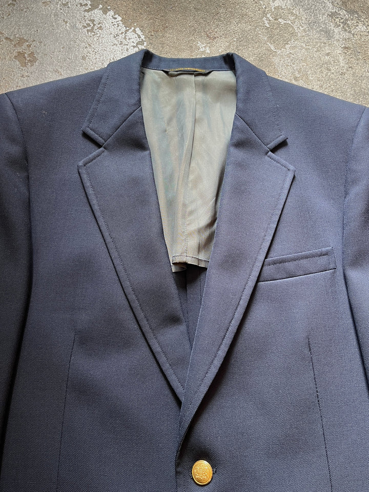 1960-70s navy blazer jacket