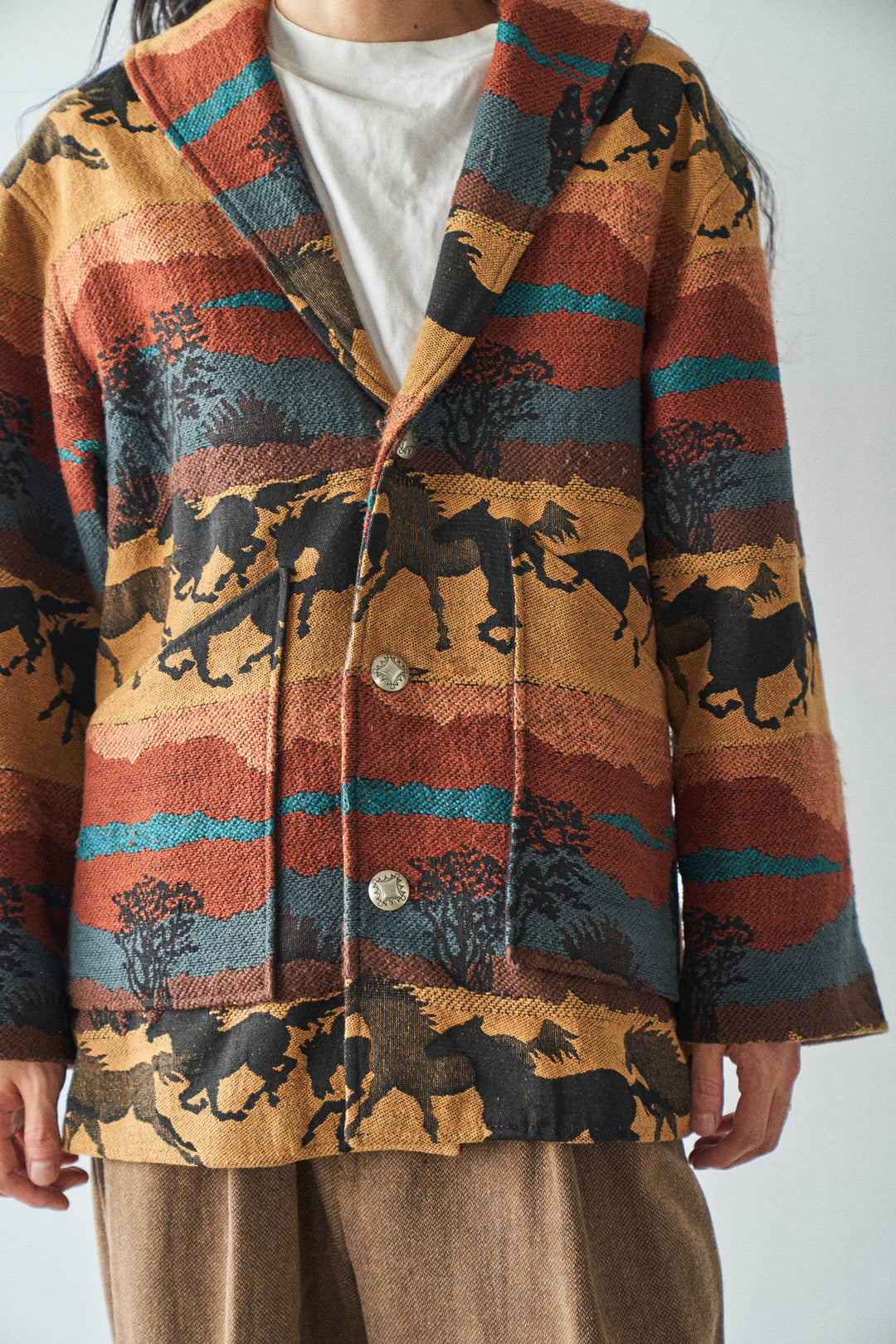 native pattern indian jacket