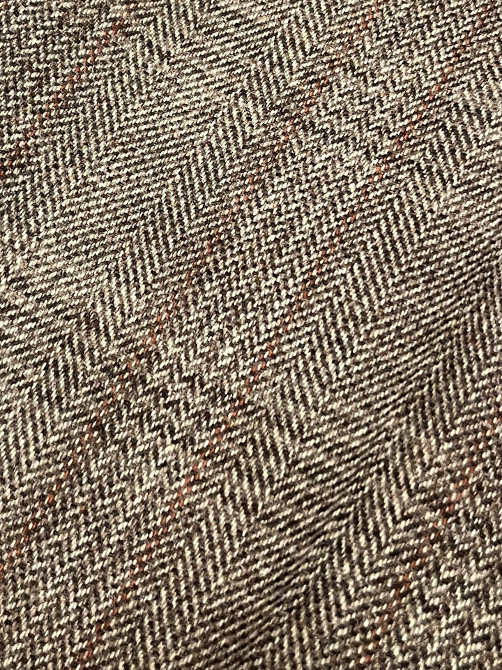 1970s glen checkered wool slacks