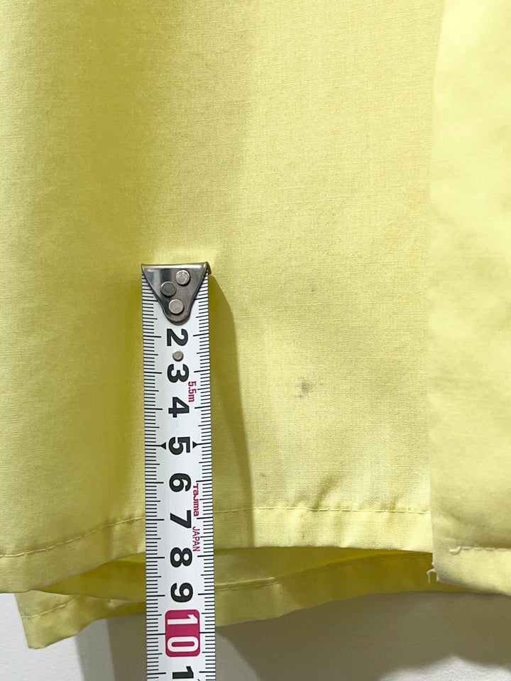 1970s "Sears" pale yellow s/s B.D shirt