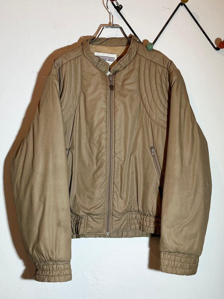 1980s shoulder quilting design padded blouson