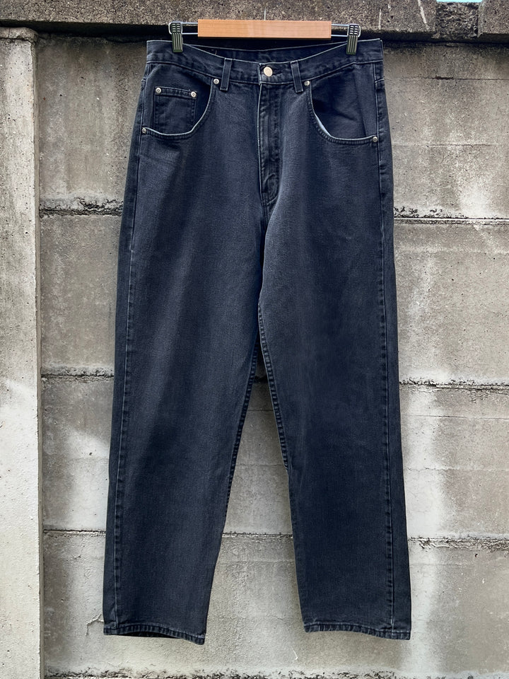 1990-00s "ST. JOHN'S BAY" black denim pants