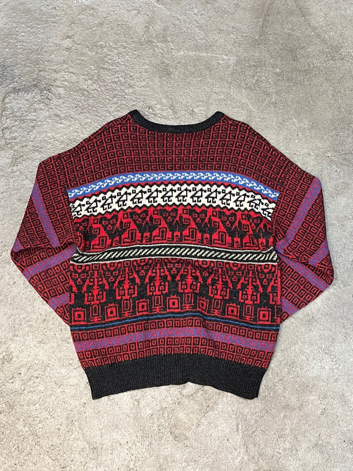 abstract pattern knit