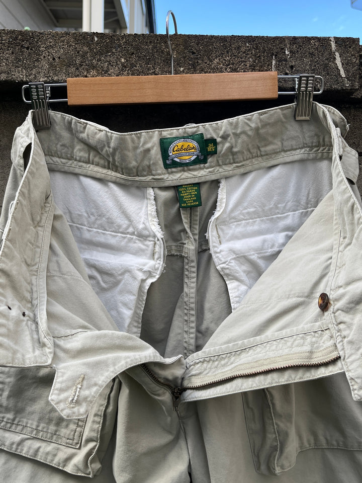 1990-00s "Cabela's" convertible zip-off cargo pants