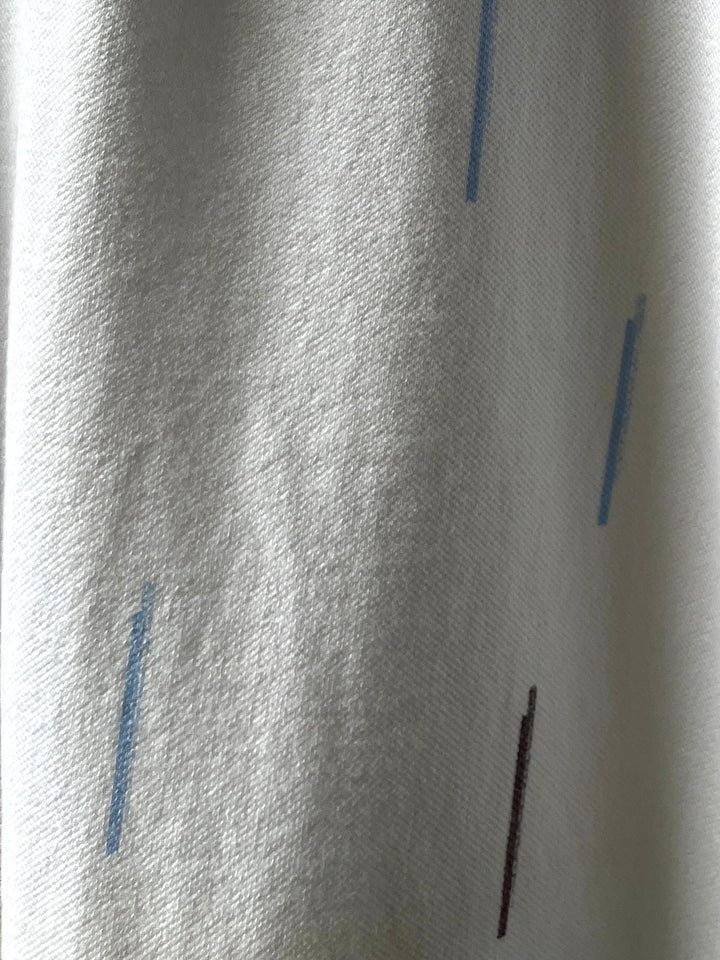 2000s "ARMANI COLLEZIONI" abstract stripe s/s polo