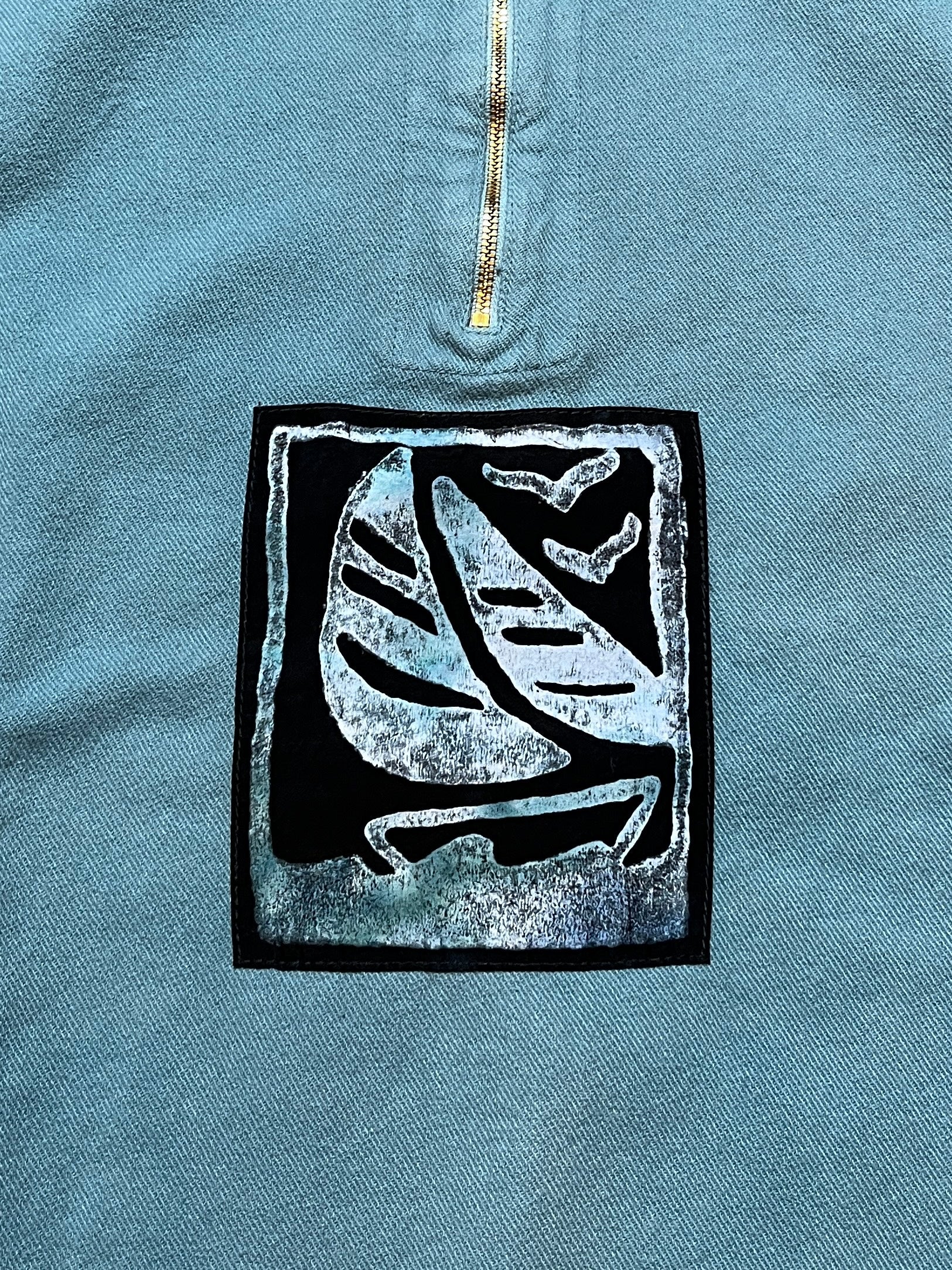 新品未使用タグ付★【AMERICANA】 HALF SLEEVE SWEAT 未使用 BLACK EYE PATCH ブラックアイパッチ NAUTICAL HALF ZIP