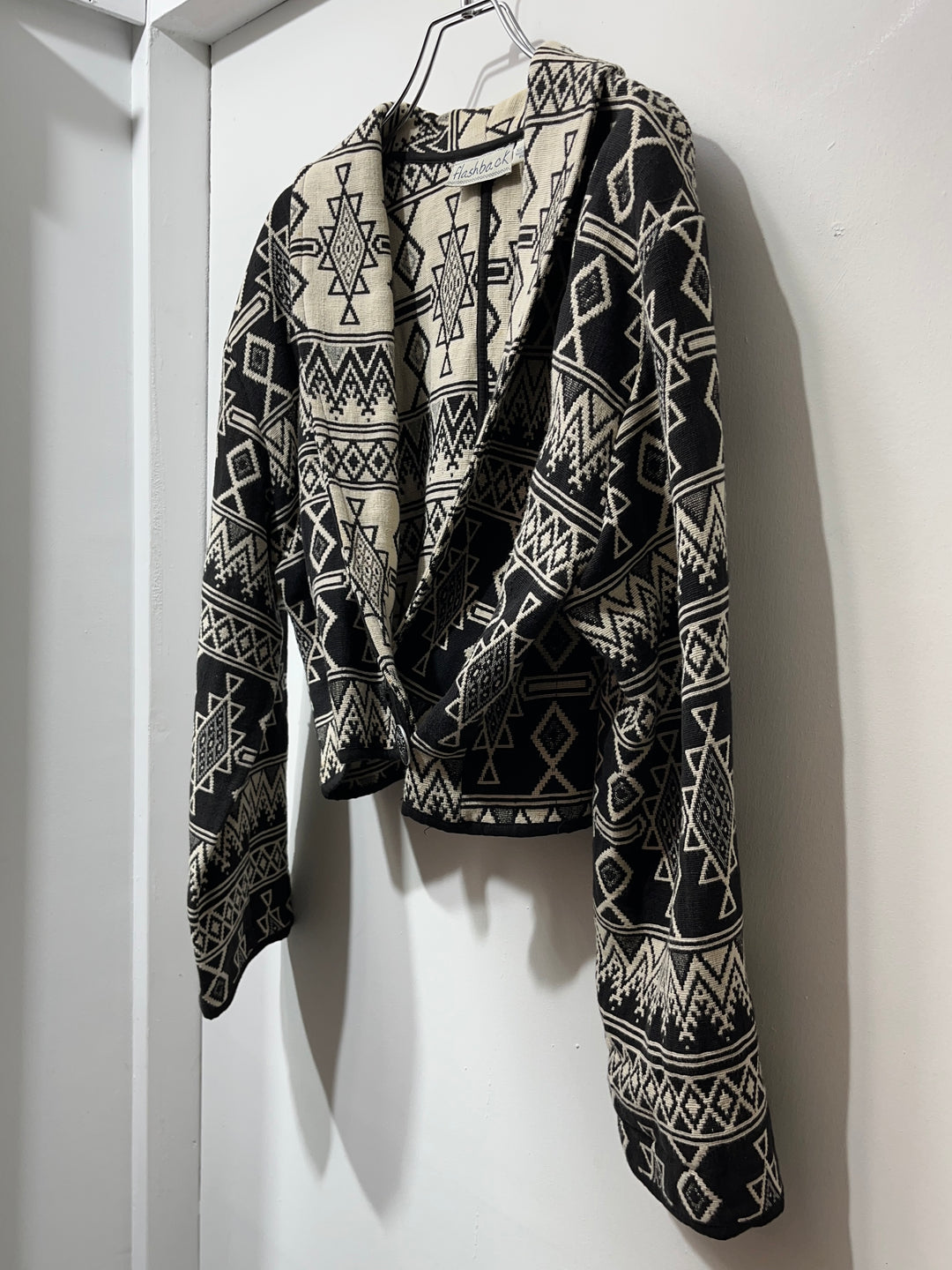1990s native jacquard bolero jacket