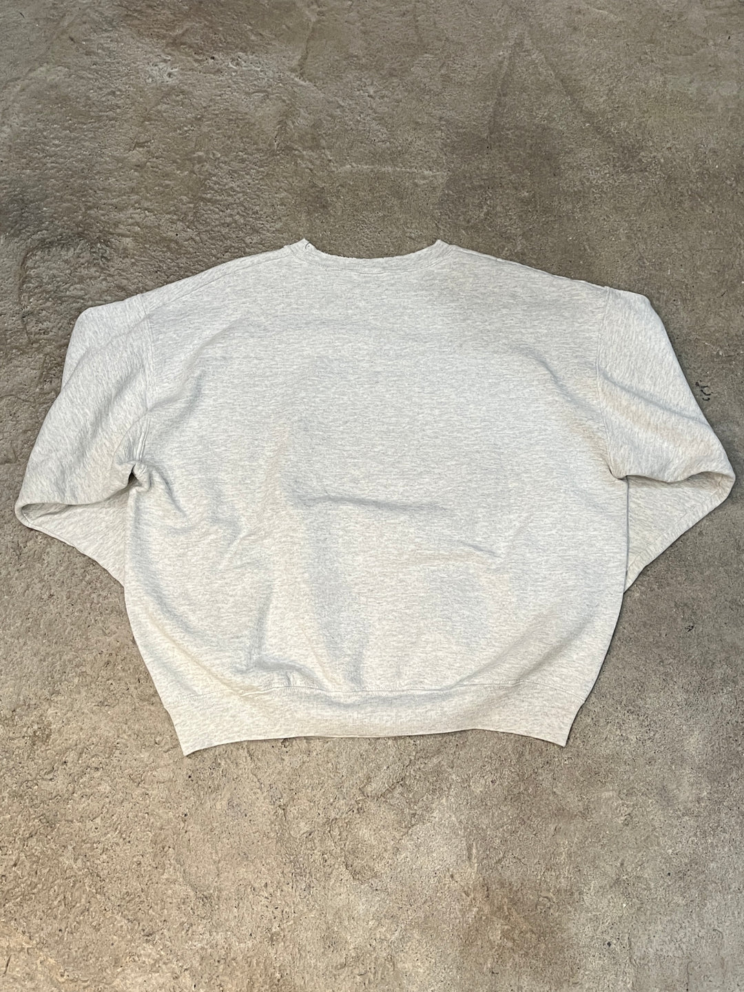 1990s USA made flag logo palody print sweatshirt