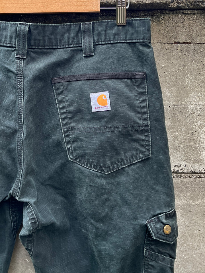 2000s "Carhartt" black cargo pants 34×30