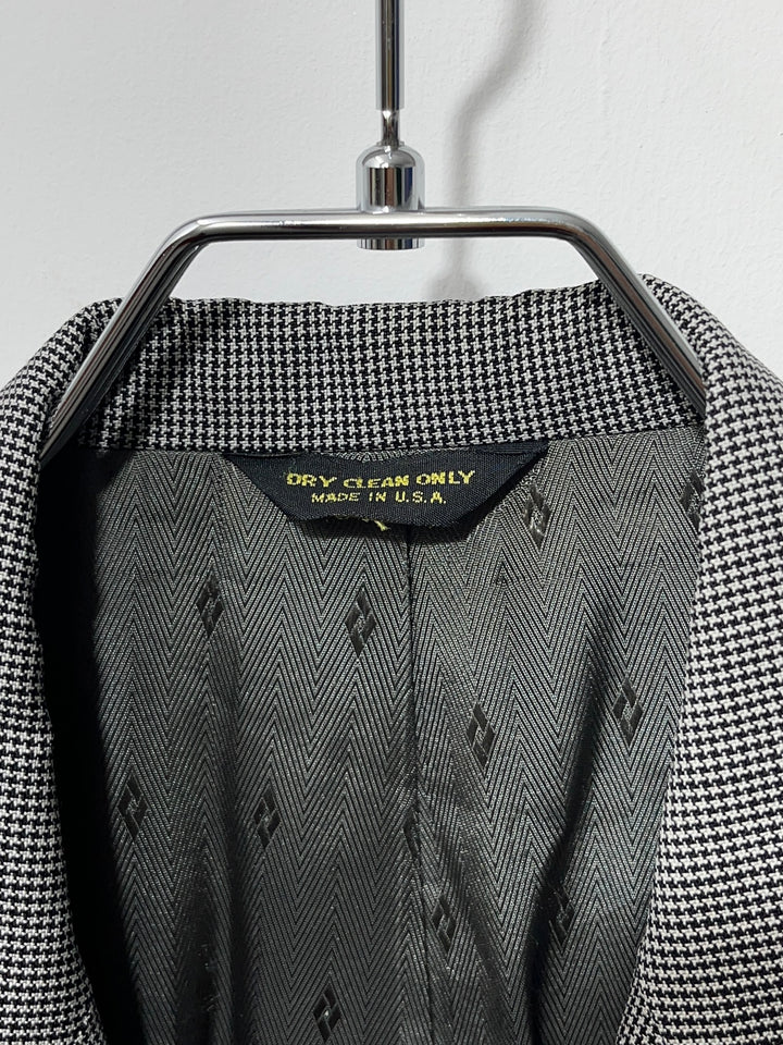 1970-80s USA made houndstooth tailored jacket