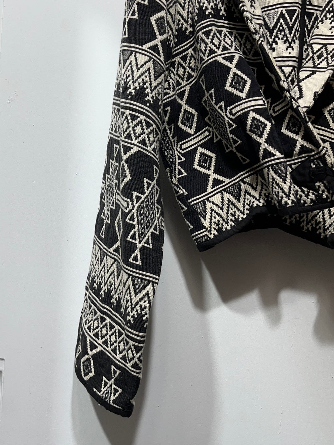 1990s native jacquard bolero jacket