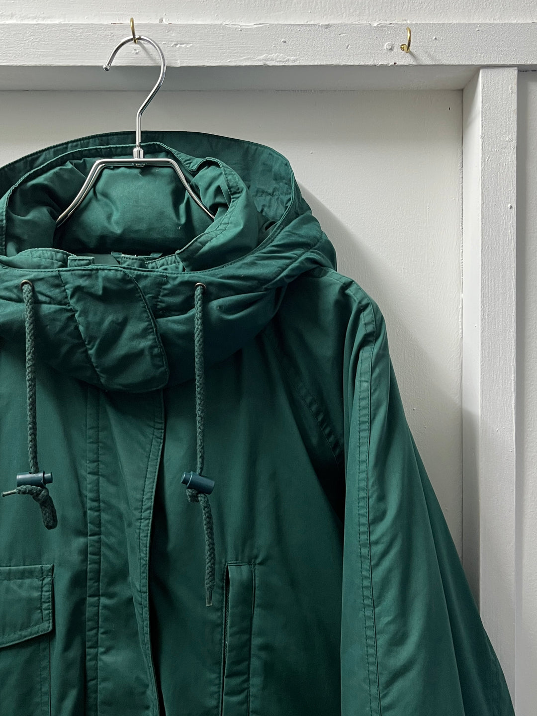 1980-90s "Eddie Bauer" green down coat