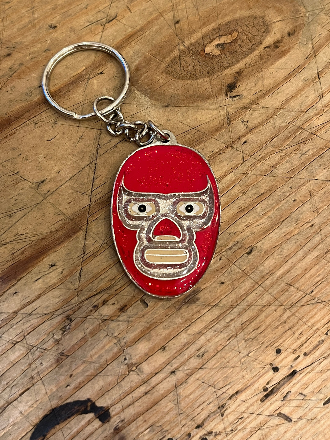 Lucha Libre mask keychain