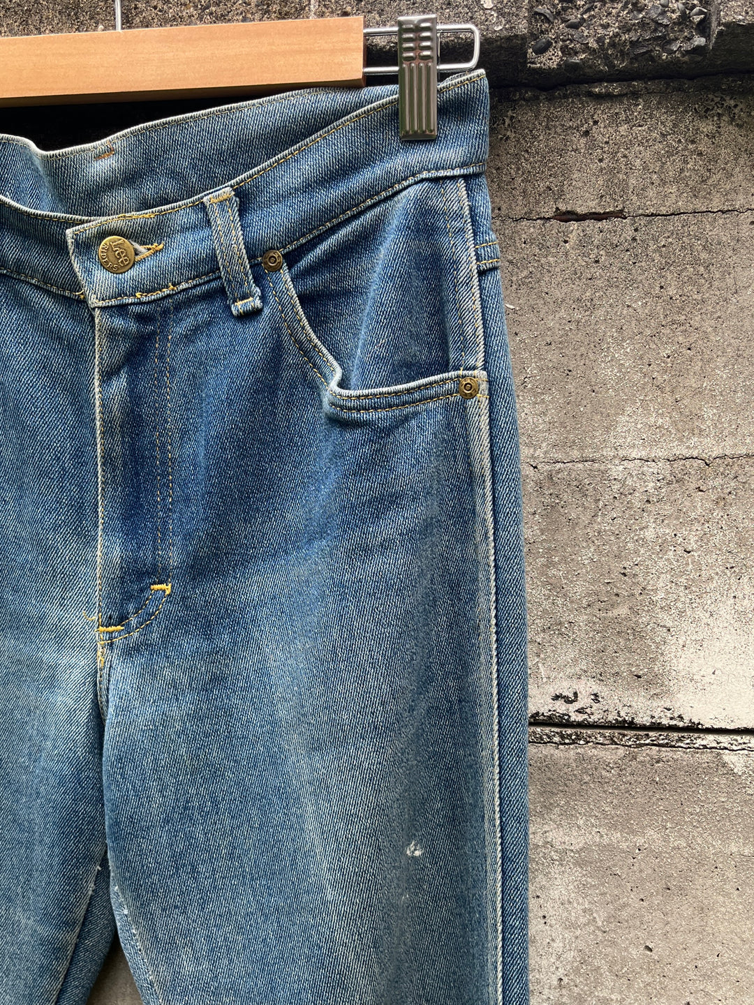 1970-80s USA made "Lee" 202 riders bootcut denim pants