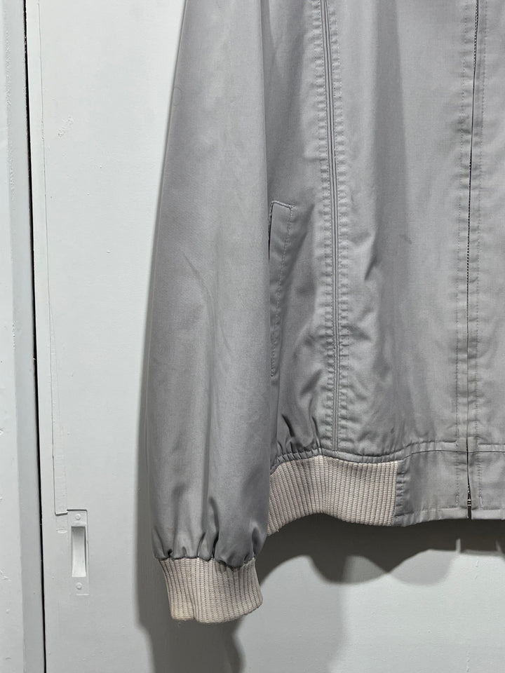 1970-80s light gray seam paneled blouson