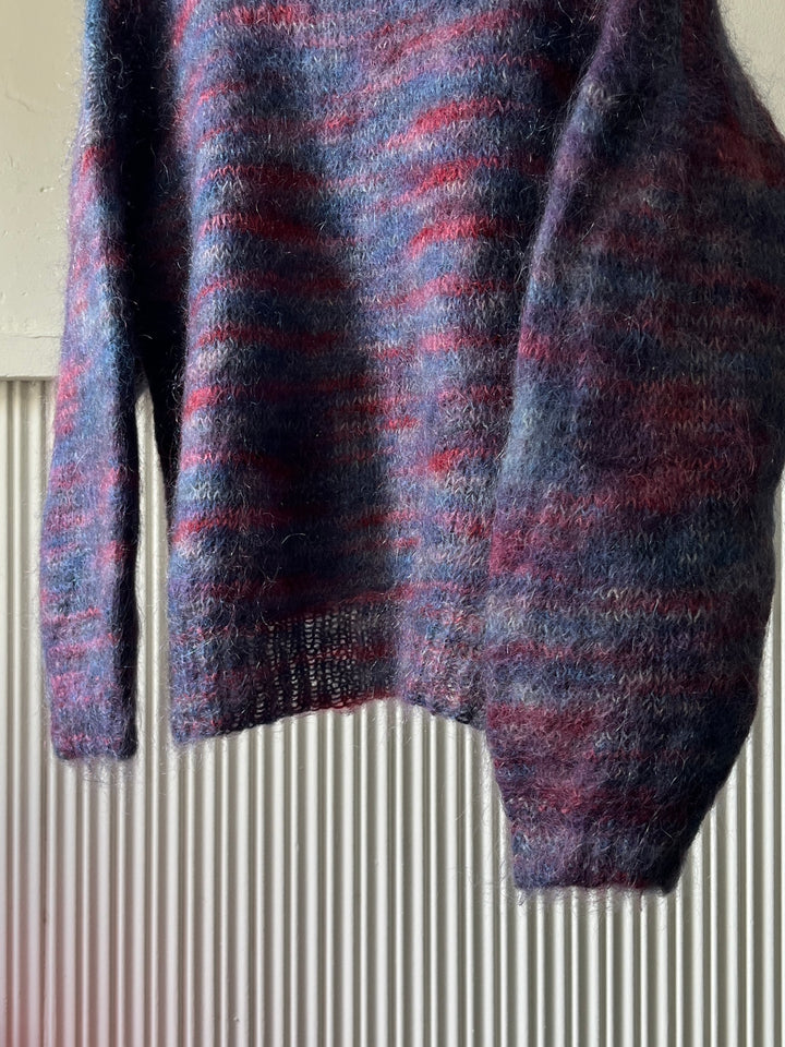 1990-00s marble color low gauge mohair knit