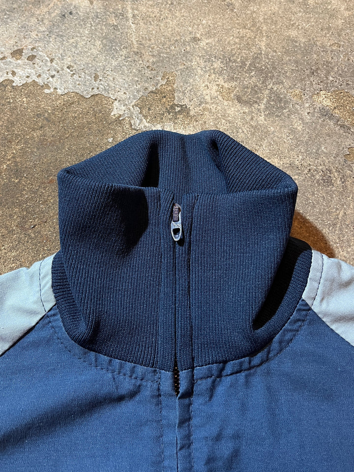 1970s bicolor half zip pullover