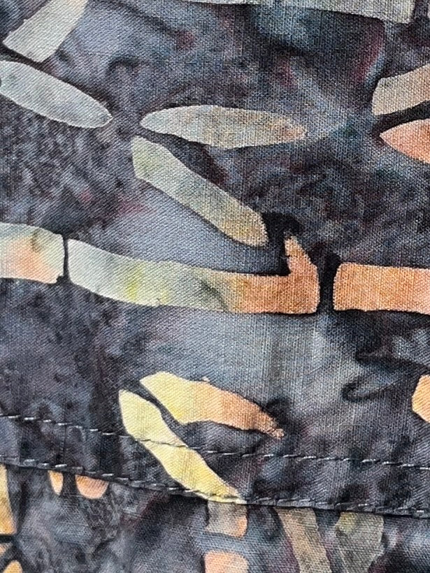 1990-00s bamboo pattern s/s shirt