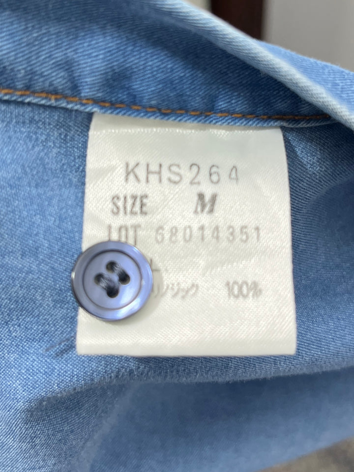 1980-90s "KENZO JEANS" chambray style s/s shirt