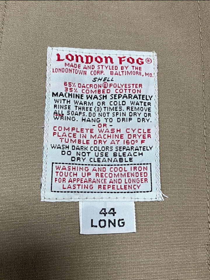 "LONDON FOG" bal collar coat