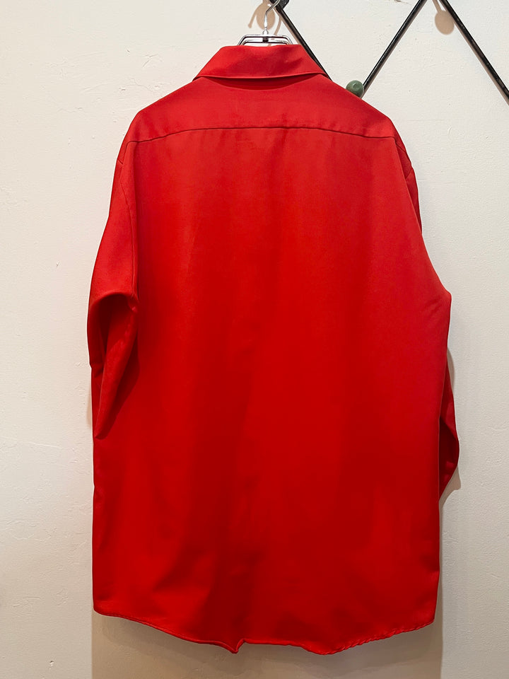 1960-70s vermilion shirt