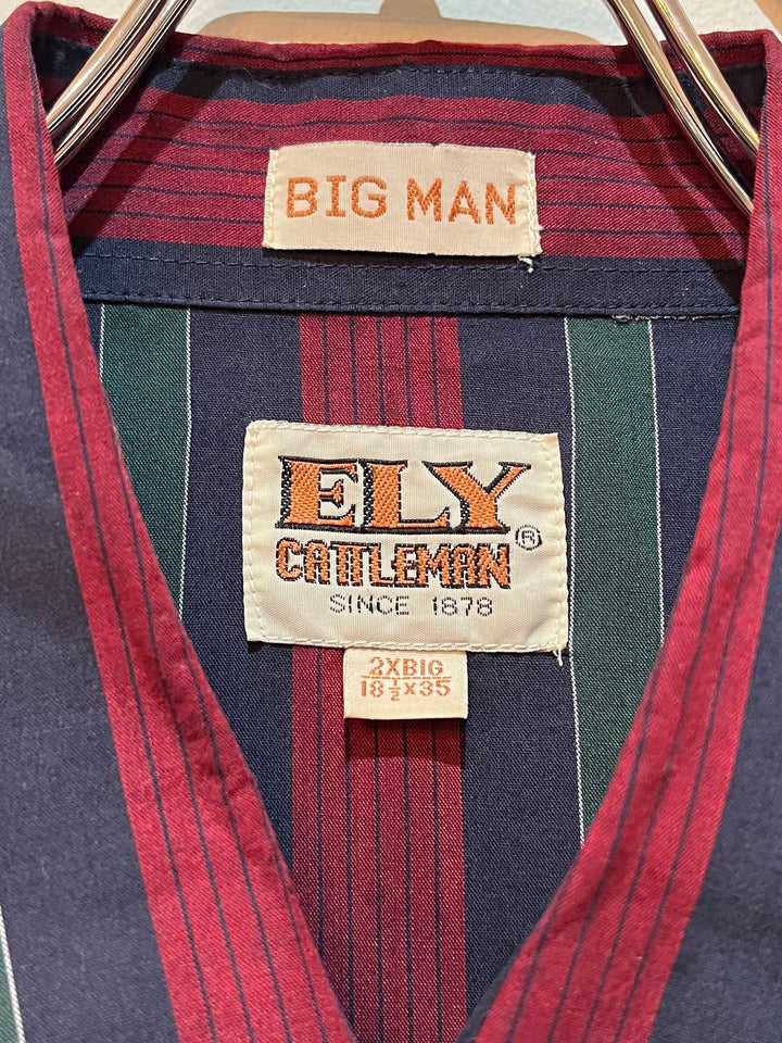 1980-90s "ELY CATTLEMAN" western shirt