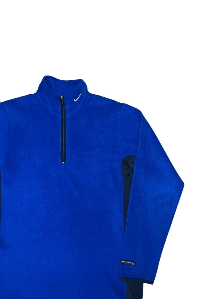 "NIKE" pullover fleece jacket